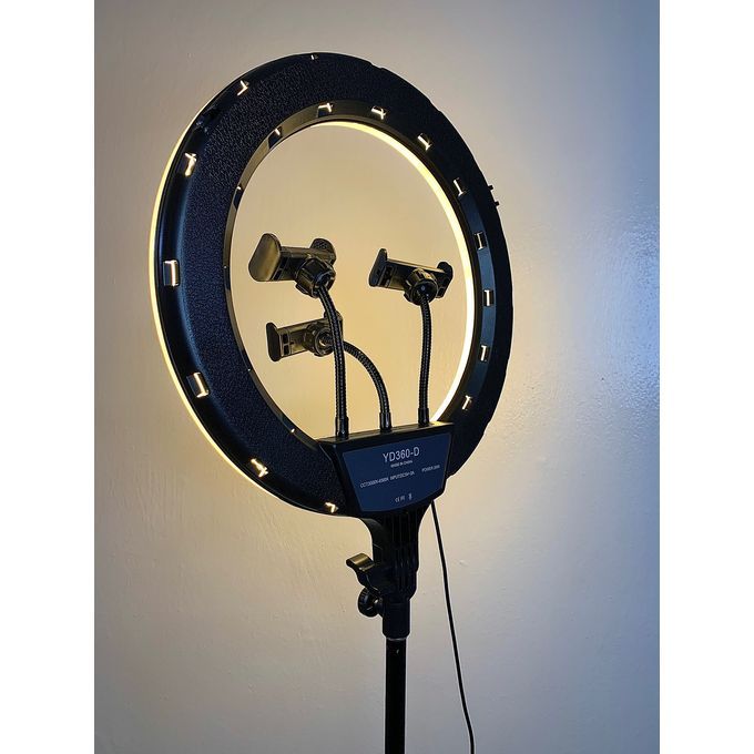 Selfie Ring Light LED 18 Inches 45cm - Ring Light Stand With Microphone