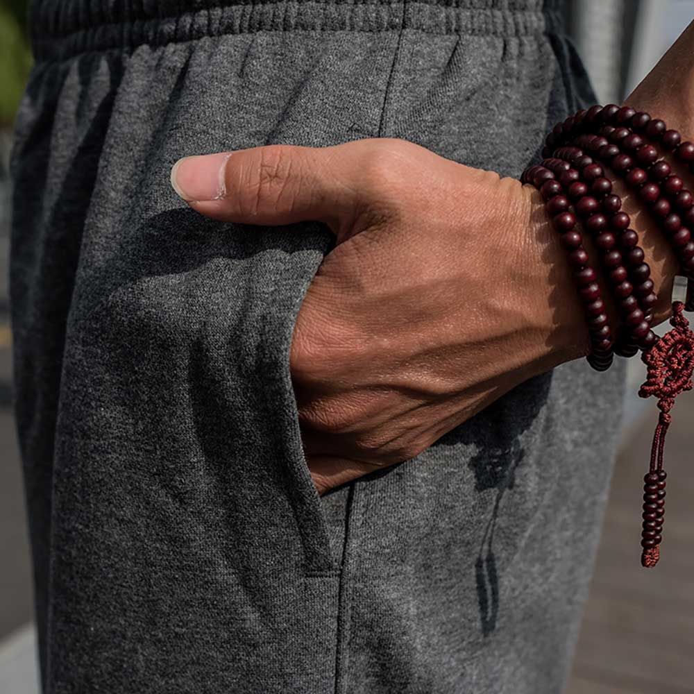 (Black)Plus Size Hiphop Sweatpants Men Casual Harem Joggers Loose Baggy Wide Leg