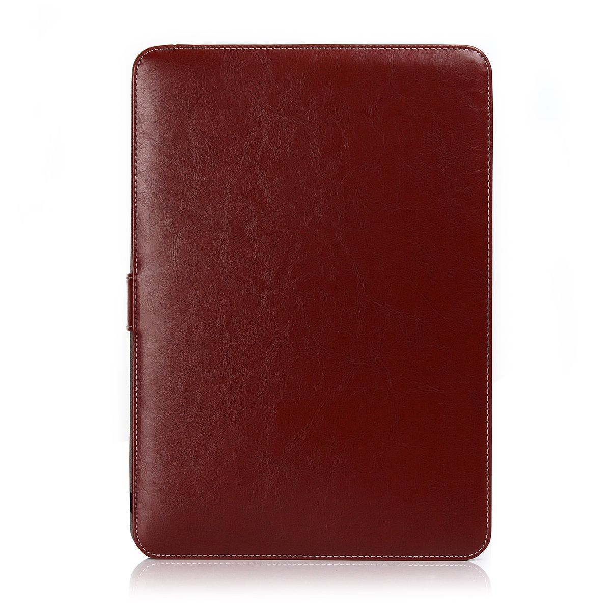 13" Pro With HDMI Port Case, One-piece Design Soft PU Leather Cover For 2012-2015 Macbook 13.3 Retina, Brown