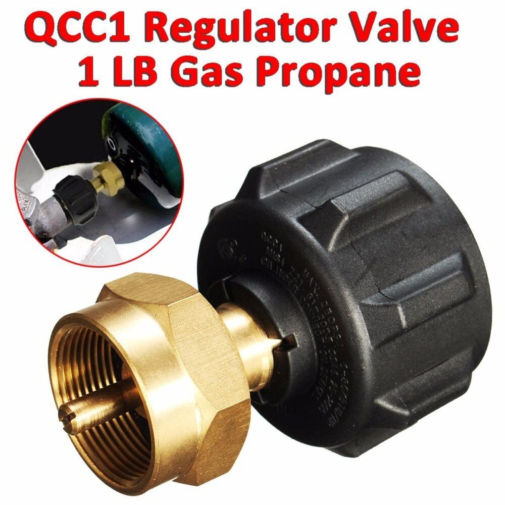 1 LB Gas Propane QCC1 Regulator Valve Propane Refill Adapter Outdoor BBQ Hunt