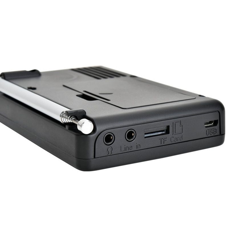 K-603 Full Band Radio Bluetooth FM AM SW Portable Pocket Radios MP3 Digital REC Recorder Support Micro-SD Card