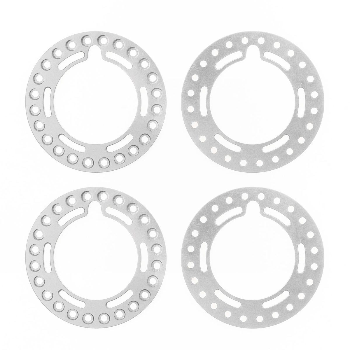 4pcs Aluminum 1.9inch Remote Control Beadlock for 1/10 Remote Control Car 1.9inch Wheel Rim