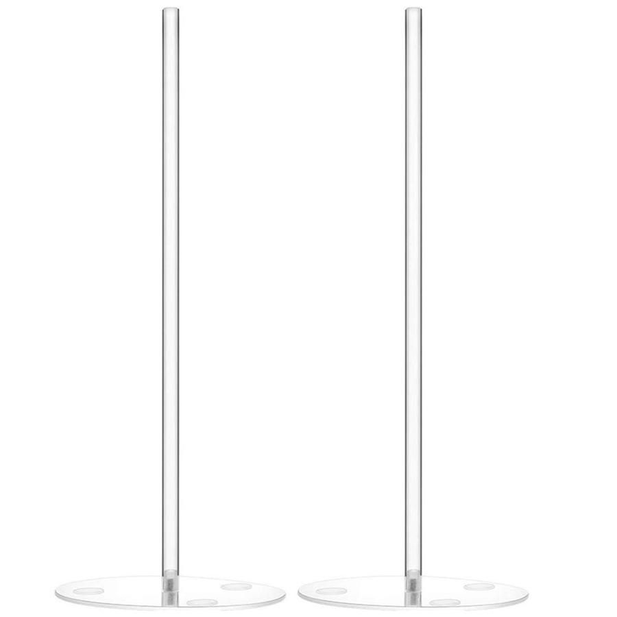2 Pieces Acrylic Donut Stands Clear Bas 5.9 Inch