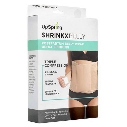 Charcoal Postpartum Slimming Belly Wrap, Size S/M