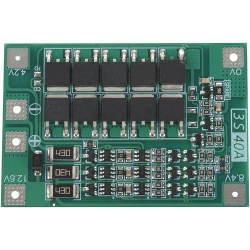 3S 40A For Screwdriver 12V Li-Ion 18650 Bms Pcm Battery