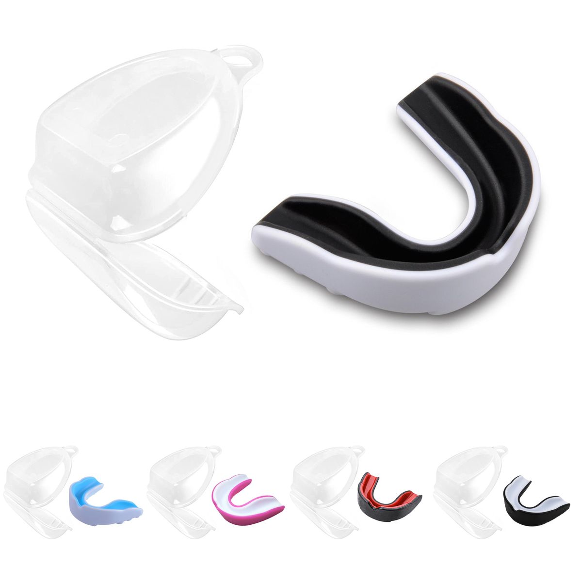 5pcs/set Outdoor Sports Mouth Guard For Boxing Taekwondo Karate Wrestling EVA S Mouthguard Tooth Protection For Children