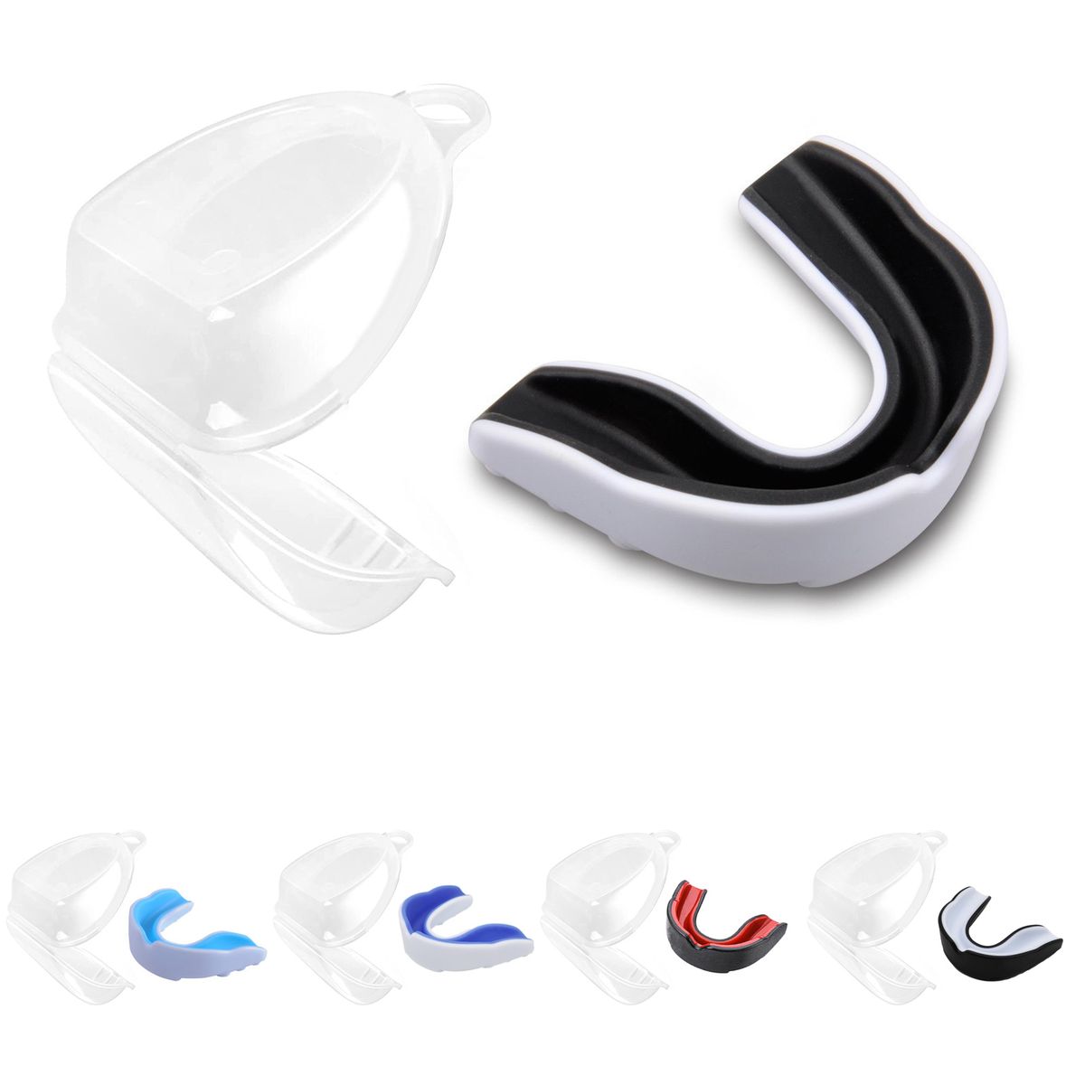 5pcs/set Outdoor Sports Mouth Guard For Boxing Taekwondo Karate Wrestling EVA S Mouthguard Tooth Protection For Children