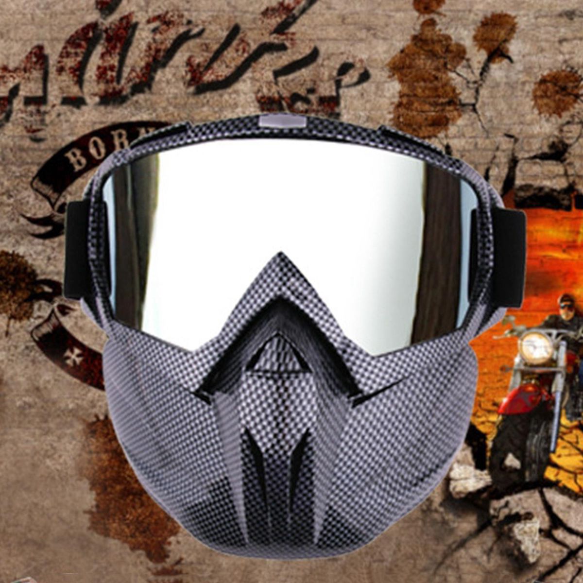 Anti Splash Sports Face Shield Detachable Safety Glasses Style 01
