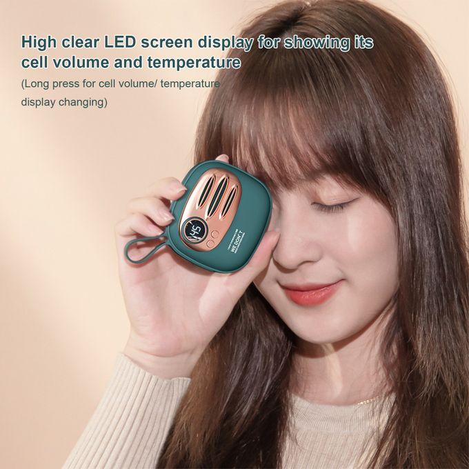 Mini 5000mAh Electric Hand Warmer P-ower B-ank 2 Adjustable