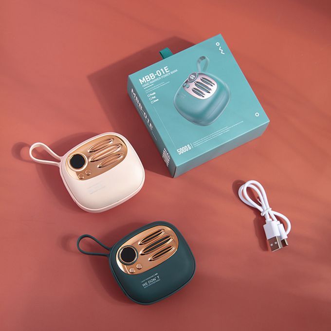 Mini 5000mAh Electric Hand Warmer P-ower B-ank 2 Adjustable