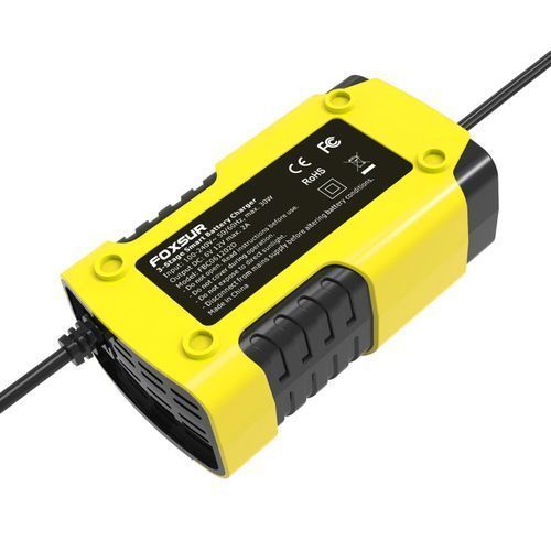 Battery Charger 6V 12V Trickle Charger LCD Display For Motorbike