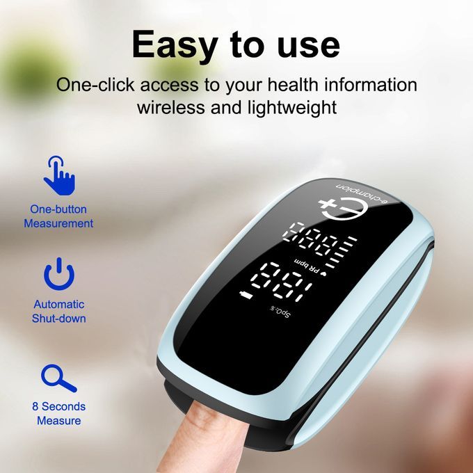 Pulse Oximeter Rechargeable Home Fingertip Finger Clip