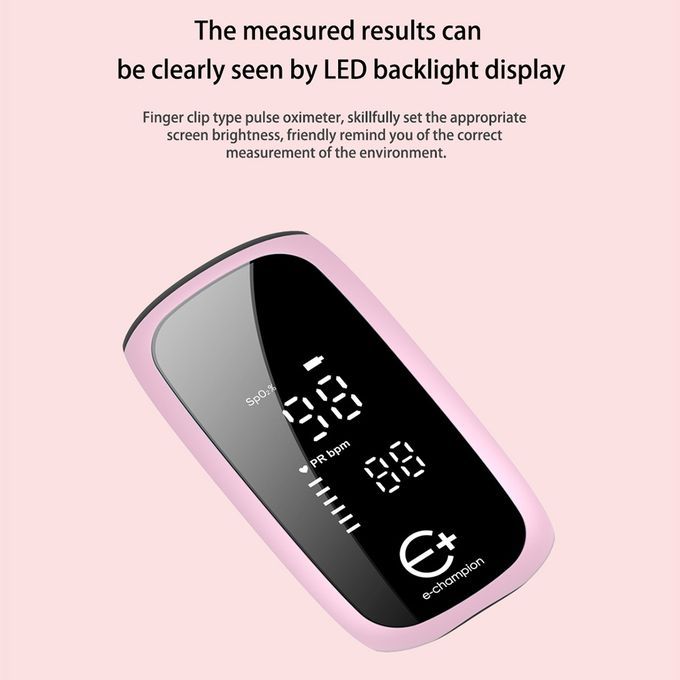 Pulse Oximeter Rechargeable Home Fingertip Finger Clip