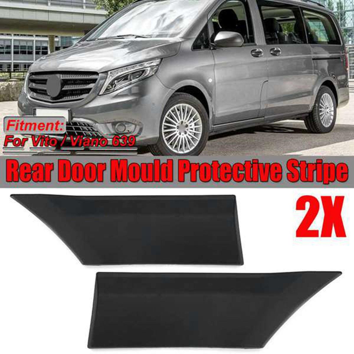 New Left/Right Car Rear Door Mould Protective Stripe Styling Mouldings Moulding Trim Strip for Vito for Viano 639 O/S