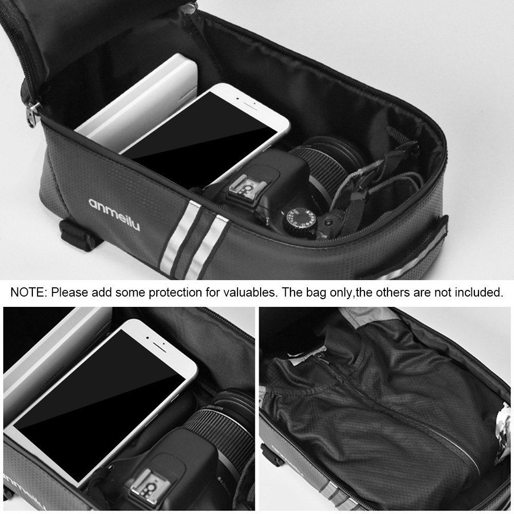7L Bike Trunk Bag With Rain Cover Bicycle Rear Bag Bike Rack