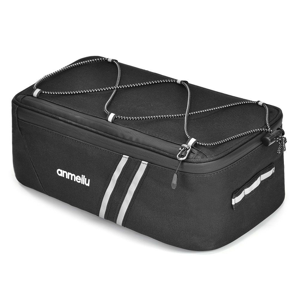 7L Bike Trunk Bag With Rain Cover Bicycle Rear Bag Bike Rack