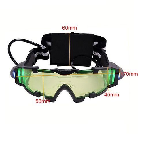 Adjustable Elastic Night Vision Eyewear Safety Windproof Ey