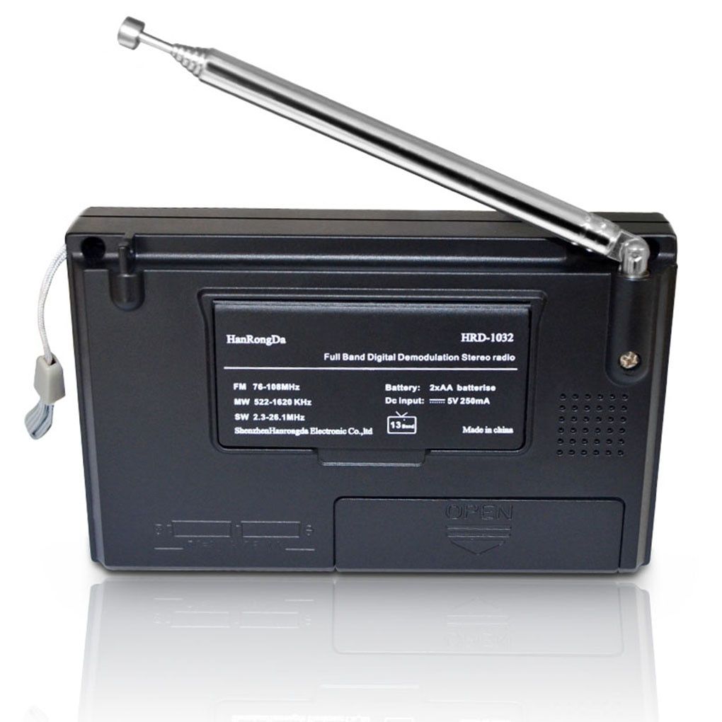 Portable Full-Band Digital Tuning Multiband Stereo Tuner Mw