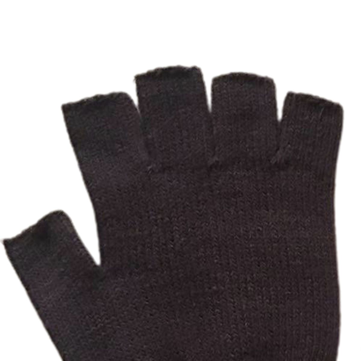 1 Pair Electric Gloves Knitted Warm Heated Thermal Gloves Coffee