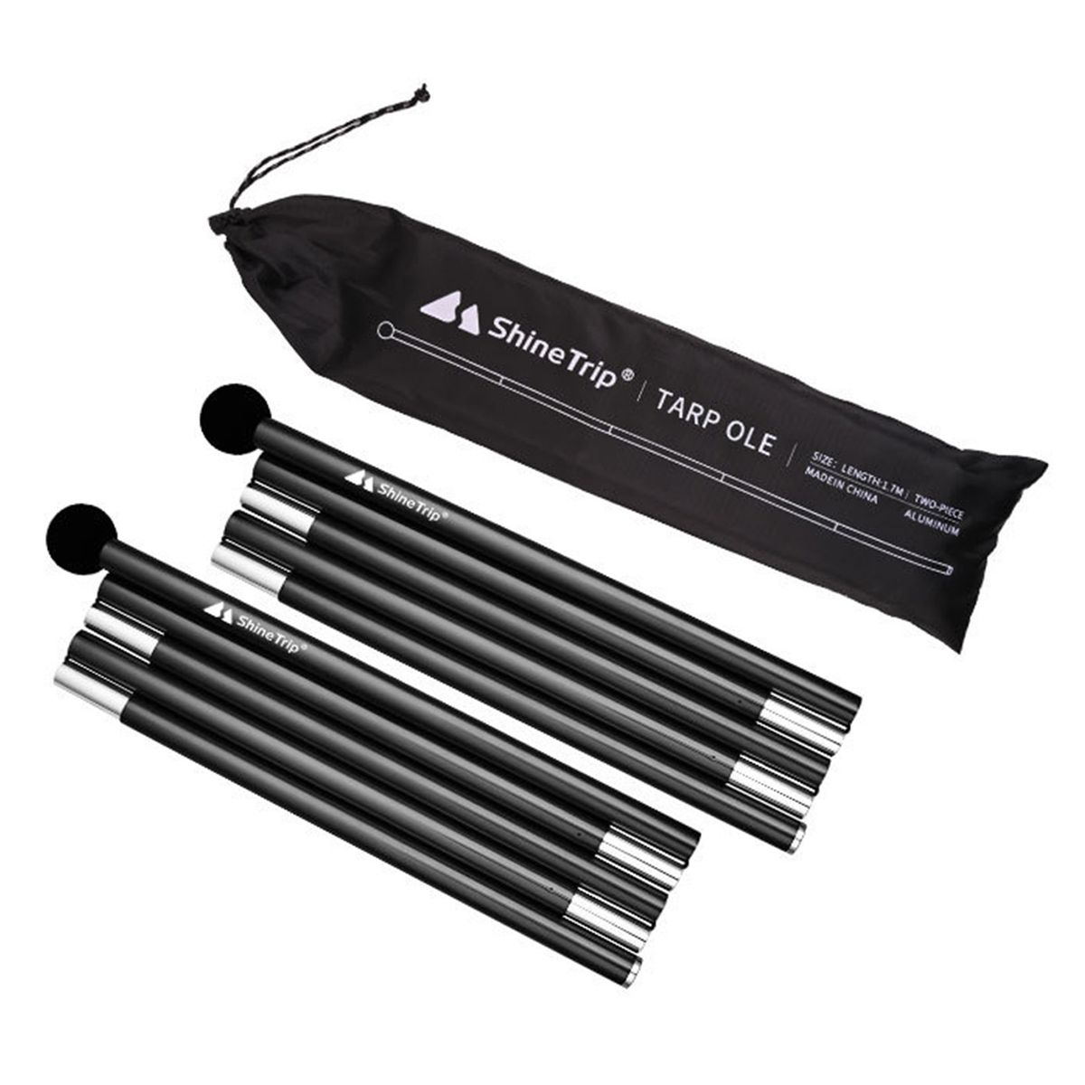Folding Canopy Pole Outdoor Aluminium Alloy Tent Support