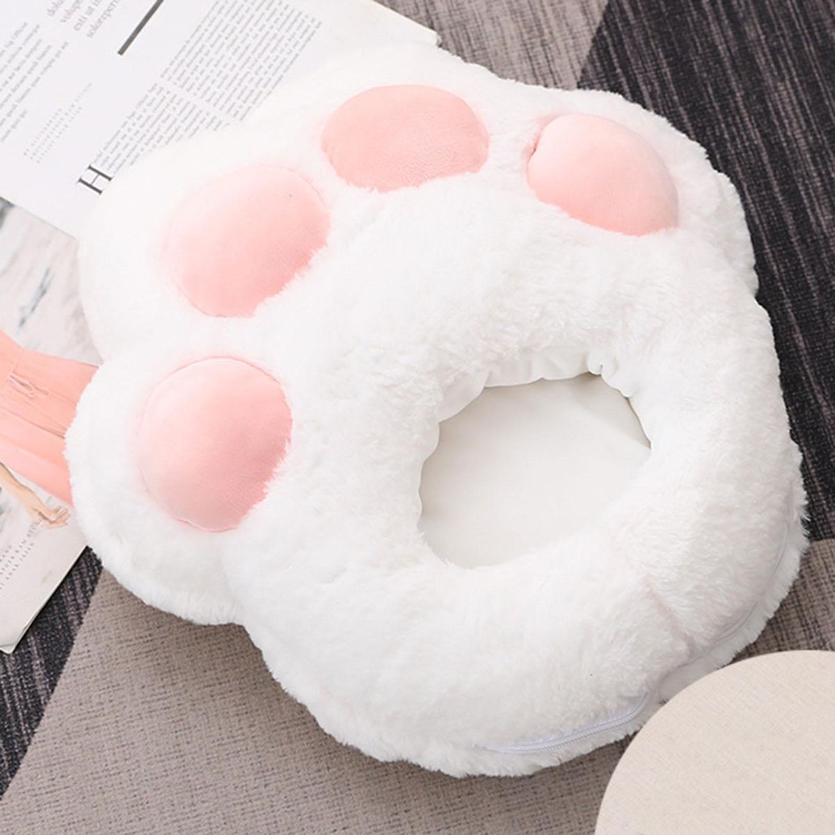 Electric Foot Heater Washable Winter Heating Pad White