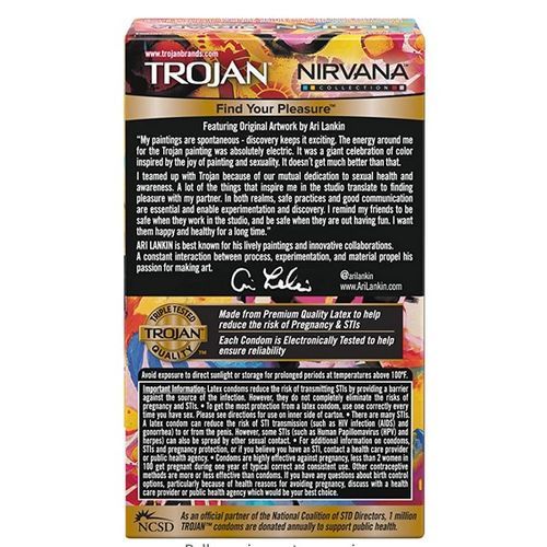 Nirvana Collection Premium Latex Condoms 10 Count Discounted