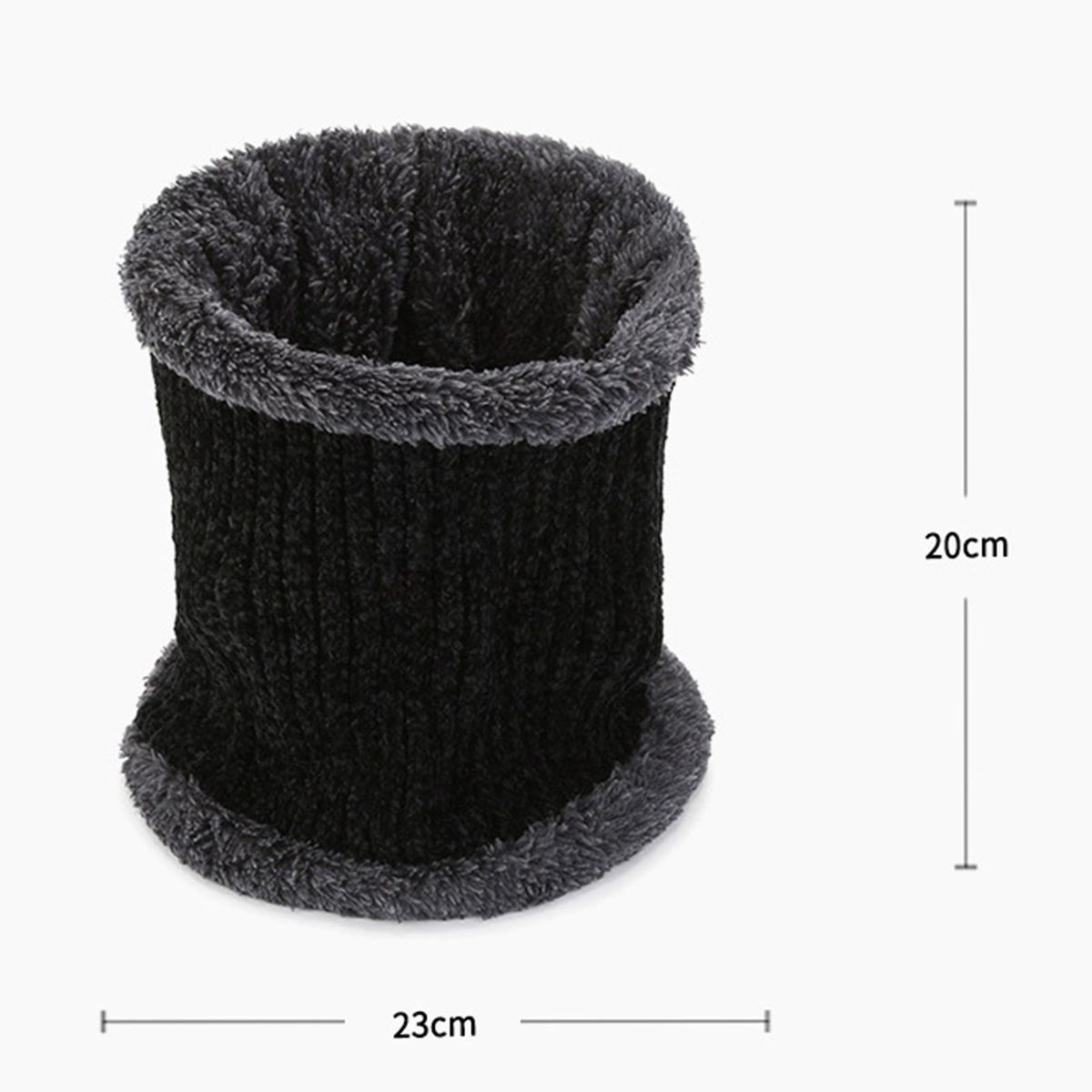 Winter Scarf Warm Cycling Neck Warmer Black