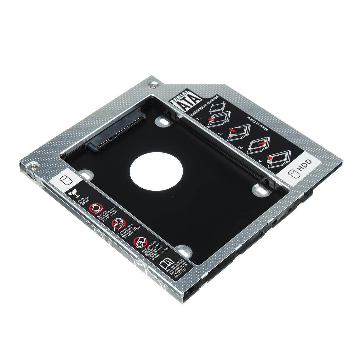 Universal SATA 2nd SSD HDD Hard Drive Caddy For 12.7mm CD/DVD-ROM Optical Bay
