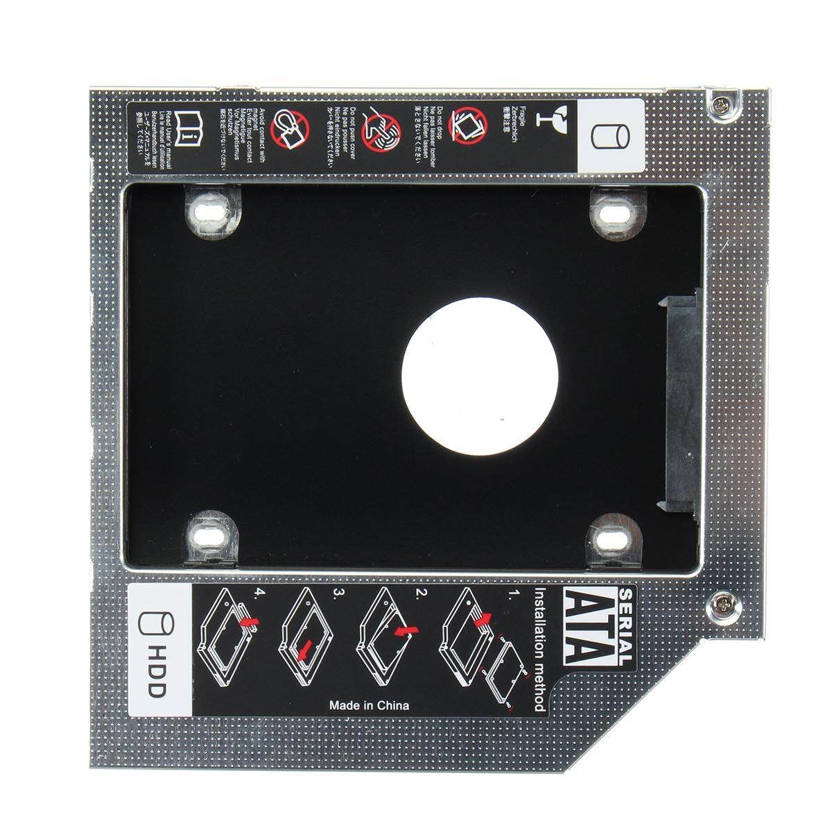 Universal SATA 2nd SSD HDD Hard Drive Caddy For 12.7mm CD/DVD-ROM Optical Bay