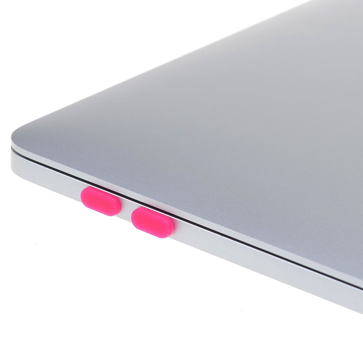 12" Dust Plug, Port Anti Dust Set For 2016-2018 Macbook 13" 15" New Pro With USB-C Ports, Hot Pink