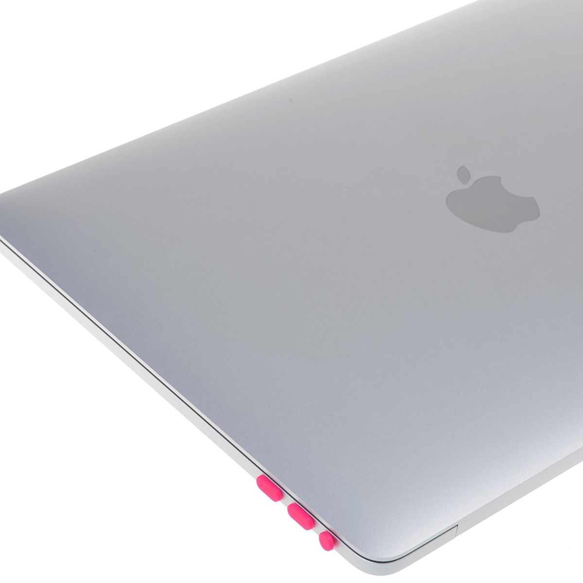 12" Dust Plug, Port Anti Dust Set For 2016-2018 Macbook 13" 15" New Pro With USB-C Ports, Hot Pink