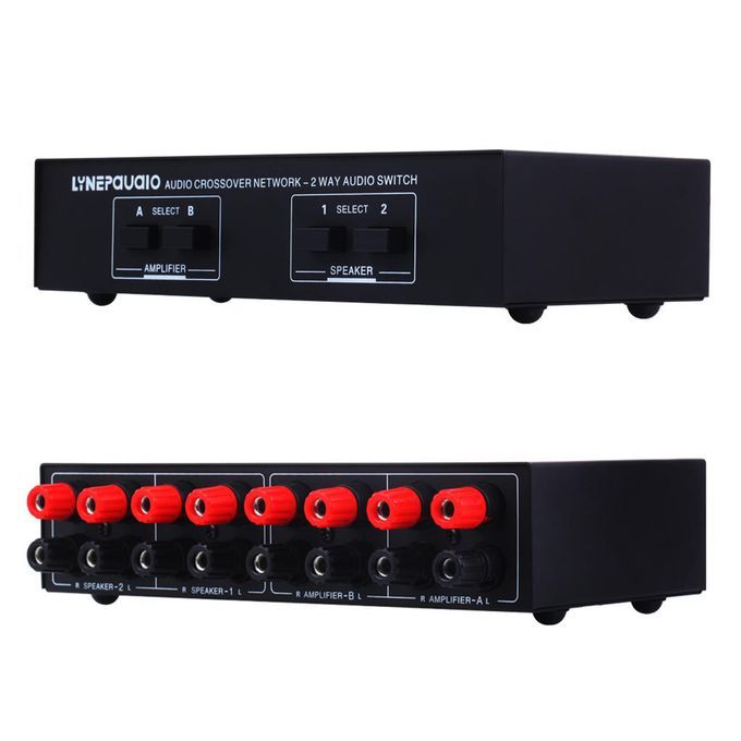 2 In 2 Out Passive Speaker Splitter Amplifier Comparator Switcher