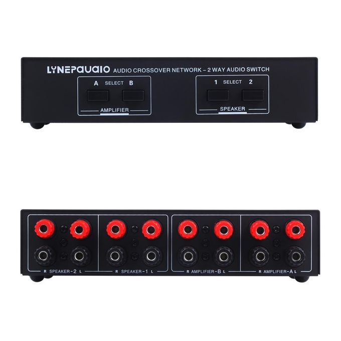 2 In 2 Out Passive Speaker Splitter Amplifier Comparator Switcher