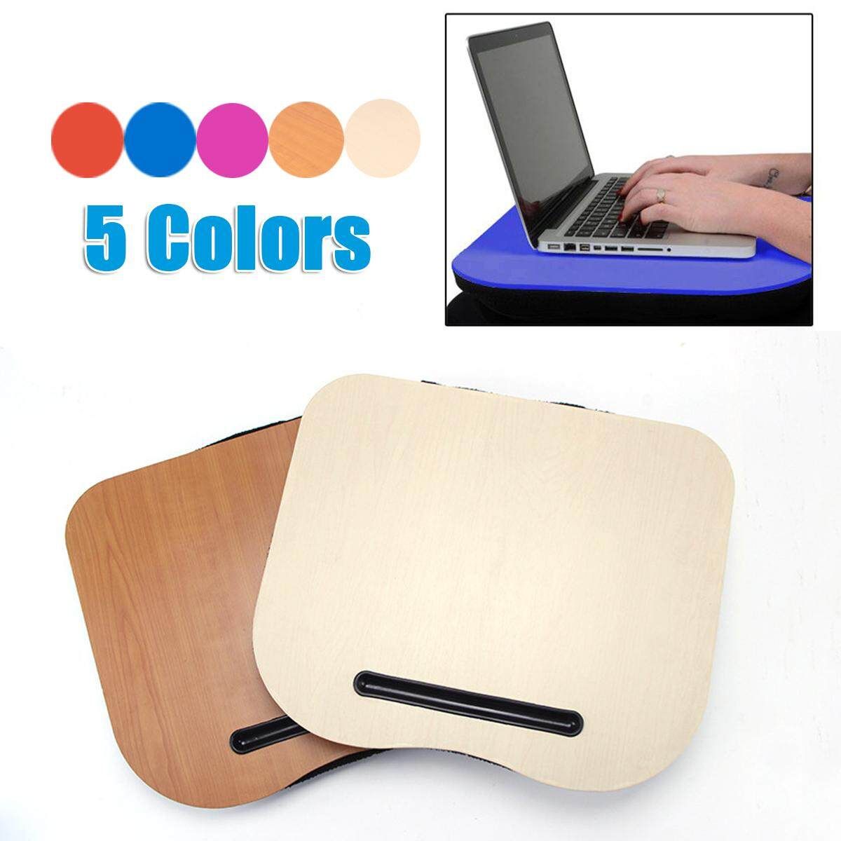 Portable Laptop Lap Tray Desk Bed Computer Table Holder Notebook Stand Pad Gift Red (bright Red)