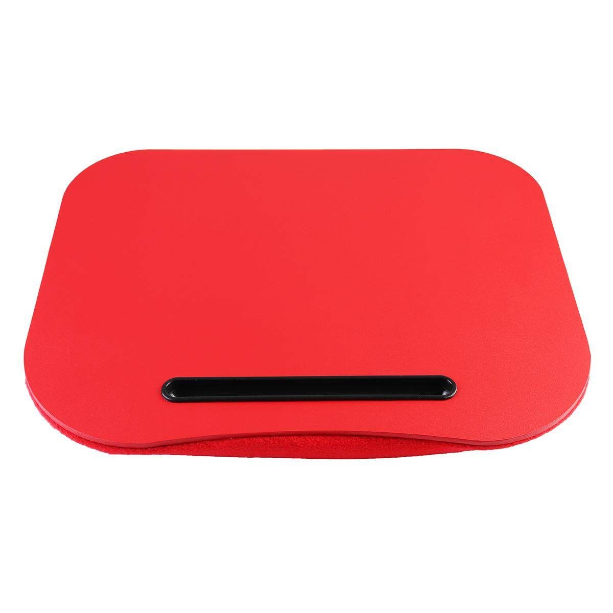 Portable Laptop Lap Tray Desk Bed Computer Table Holder Notebook Stand Pad Gift Red (bright Red)