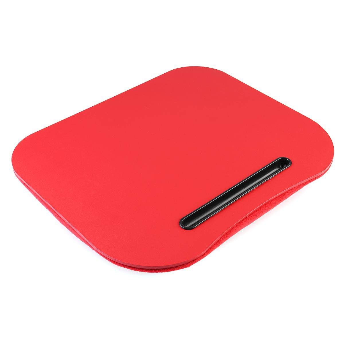 Portable Laptop Lap Tray Desk Bed Computer Table Holder Notebook Stand Pad Gift Red (bright Red)