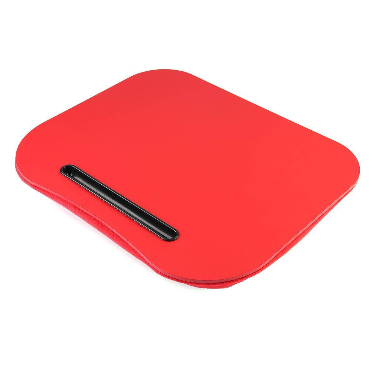 Portable Laptop Lap Tray Desk Bed Computer Table Holder Notebook Stand Pad Gift Red (bright Red)