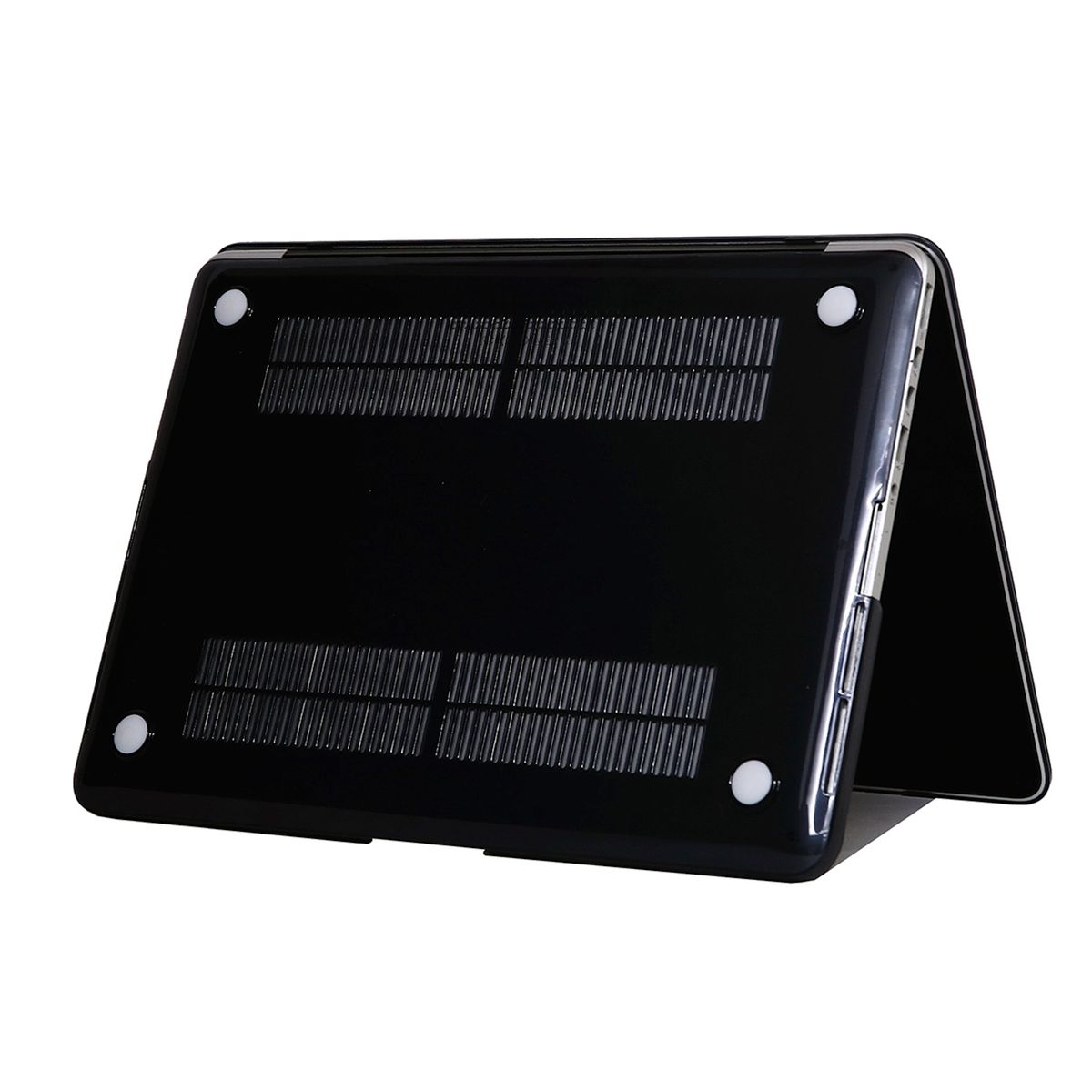 13" Pro With HDMI Port Case, Crystal Hard Rubberized Cover For 2012-2015 Macbook 13.3 Retina, Black