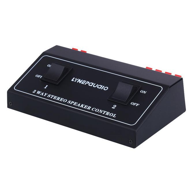 2-Way Stereo Speaker Splitter & Volume Control - HI-FI Loudspeaker