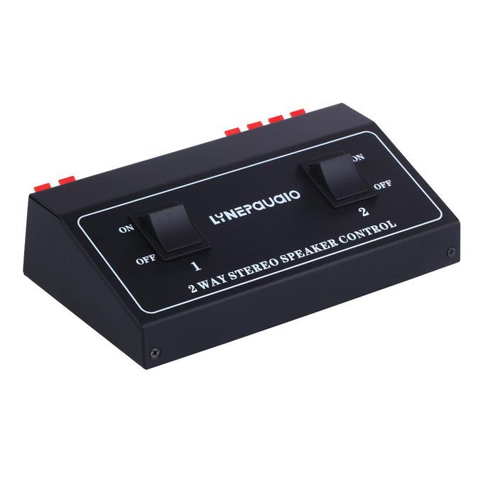 2-Way Stereo Speaker Splitter & Volume Control - HI-FI Loudspeaker
