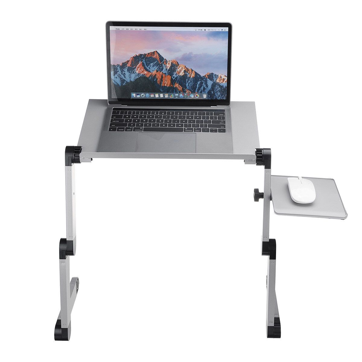 Foldable Laptop Desk Table Fans Stand Portable Desk Bed Sofa Tray Lazy Bed Desk Double Fans