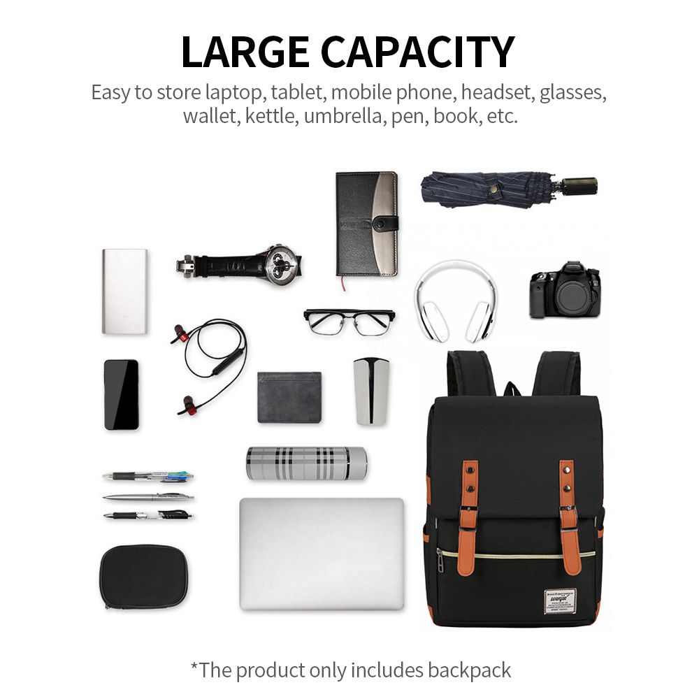Computer Backpack Travel Bag Set With External USB Port