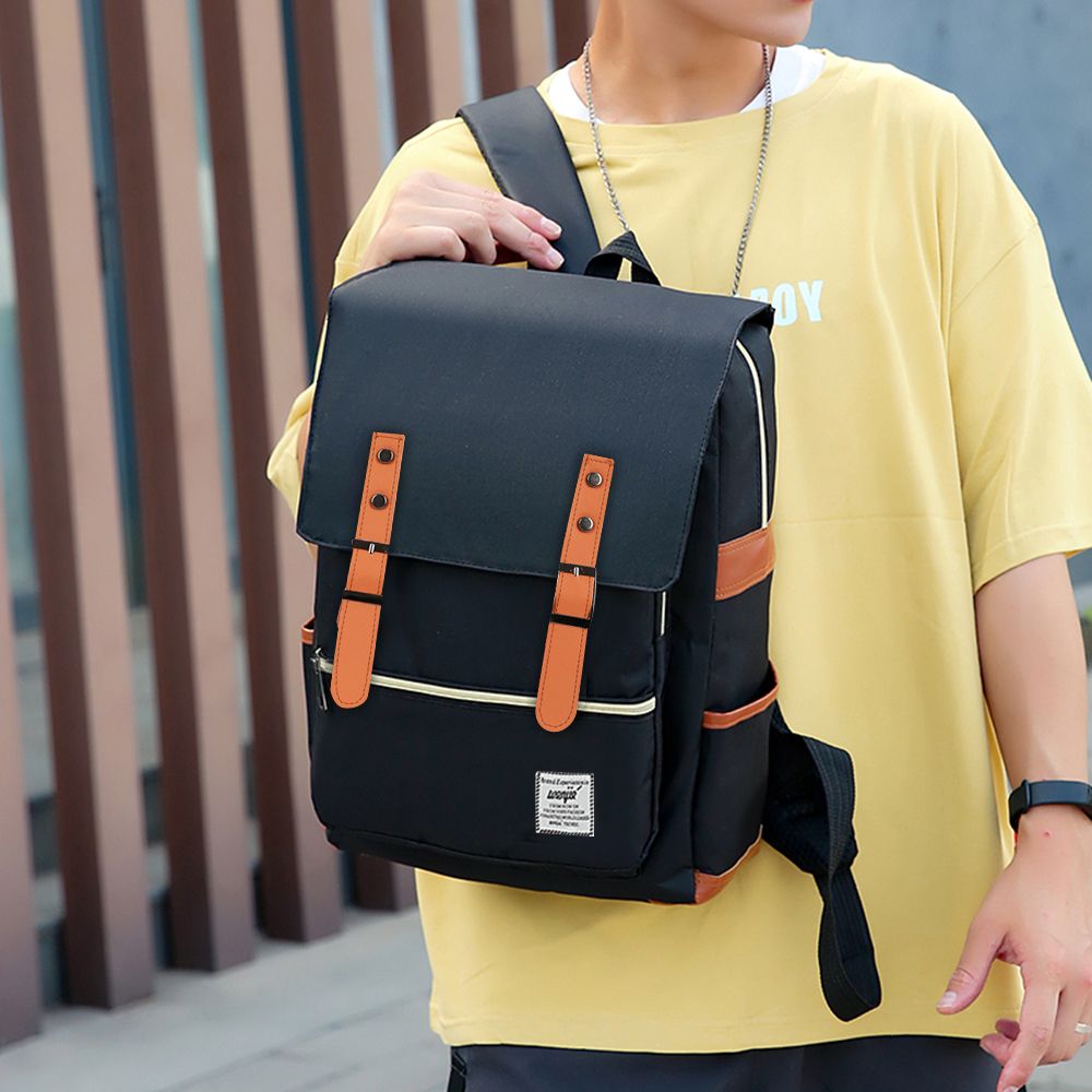Computer Backpack Travel Bag Set With External USB Port
