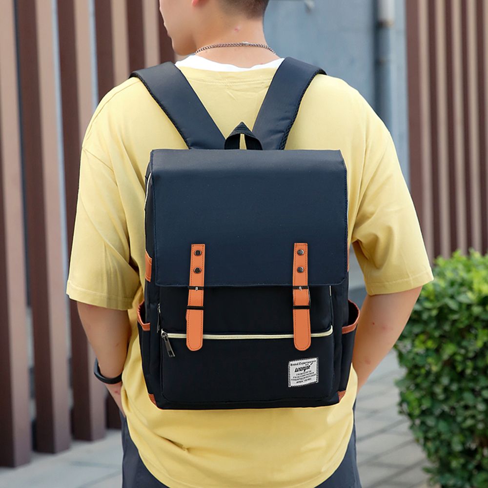 Computer Backpack Travel Bag Set With External USB Port