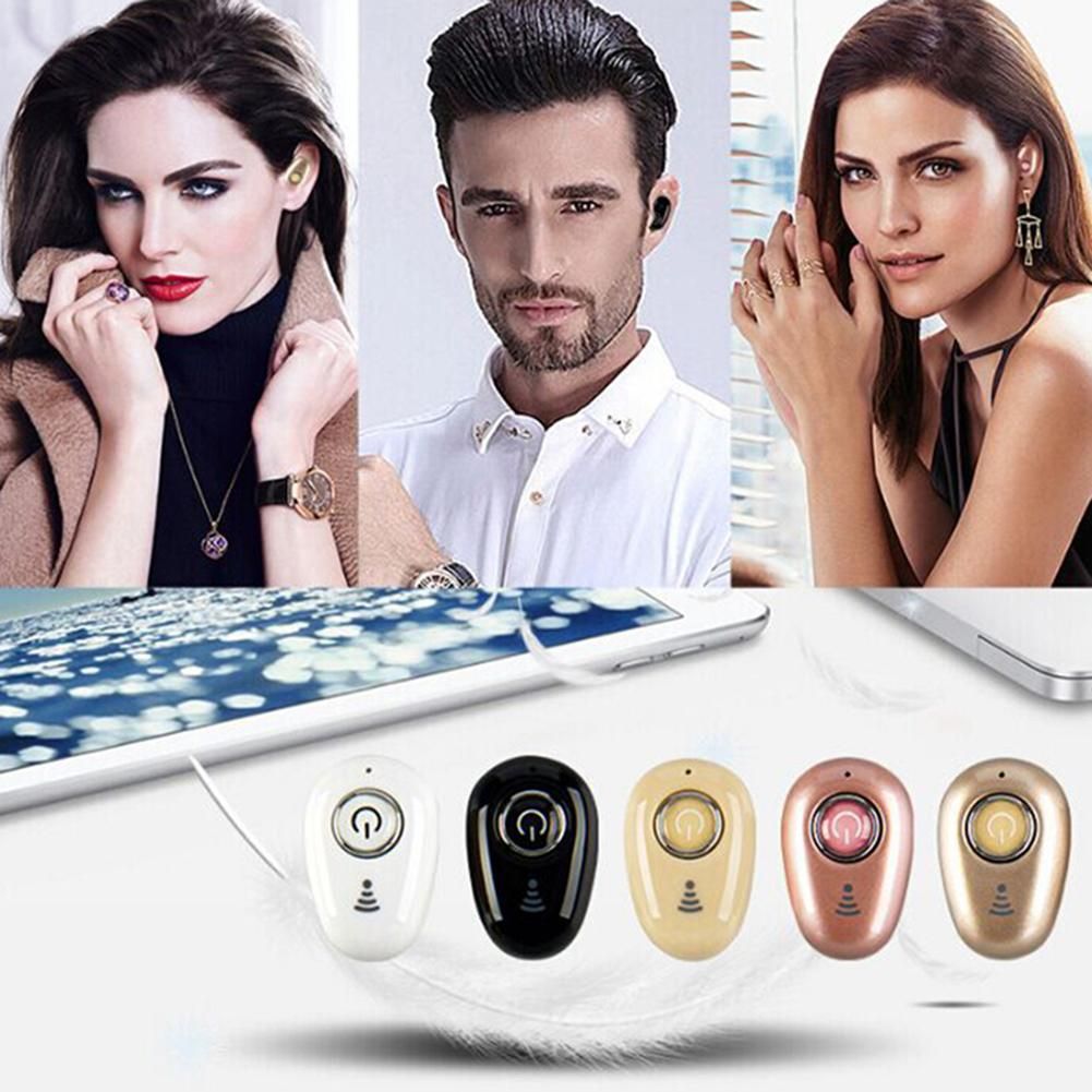 S650 1Pc Mini In-Ear Wireless Bluetooth-compatible-Golden