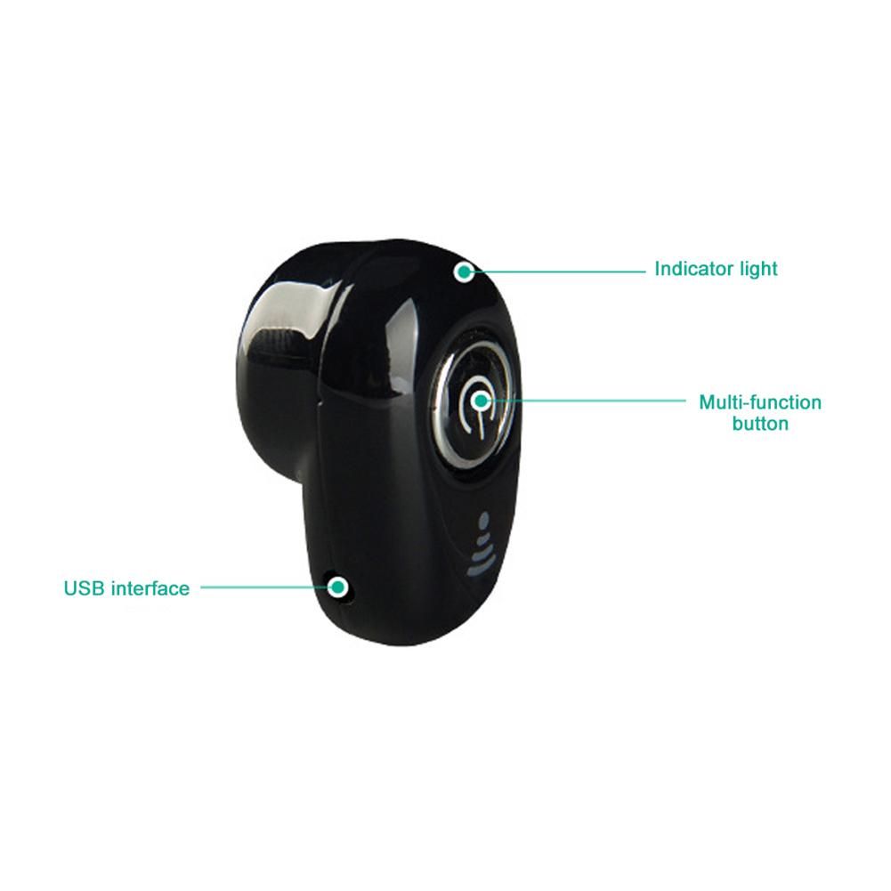 S650 1Pc Mini In-Ear Wireless Bluetooth-compatible-Golden