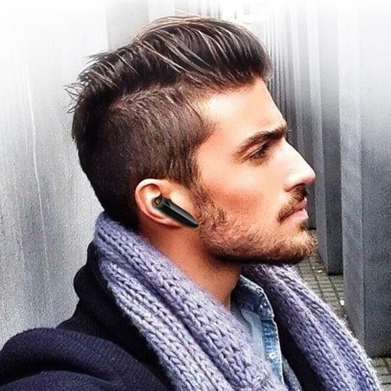 Wireless Bluetooth-compatible 5.0 Single In-Ear-Black