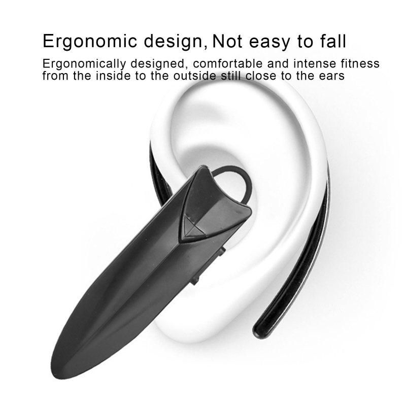 Wireless Bluetooth-compatible 5.0 Single In-Ear-Black