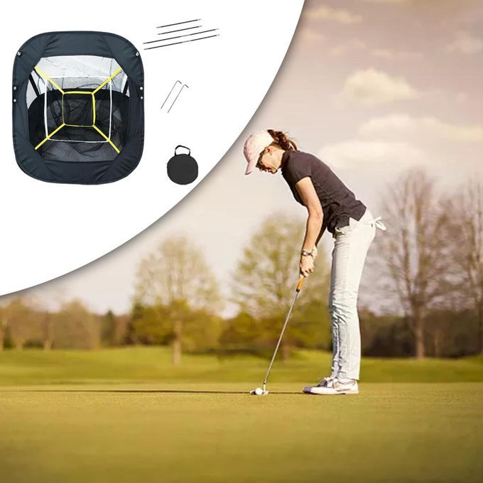 Golf Chipping Net Collapsible Accuracy & Swing Practice Backyard