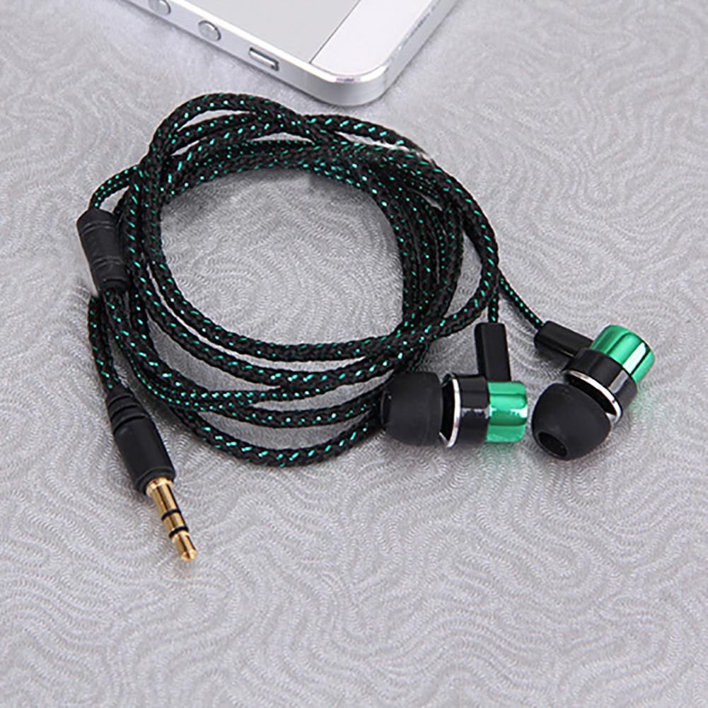 Bass Stereo In-Ear Earphone Wired Headphone Earbud Metal-